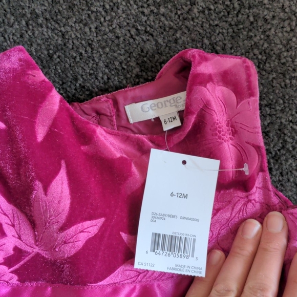 George baby fuchsia dress - Picture 2 of 4